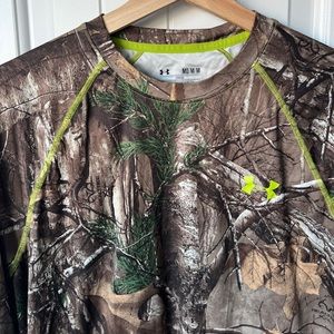 Under Armour Realtree Xtra Camouflage Print Long Sleeve Shirt Hunting Gear
